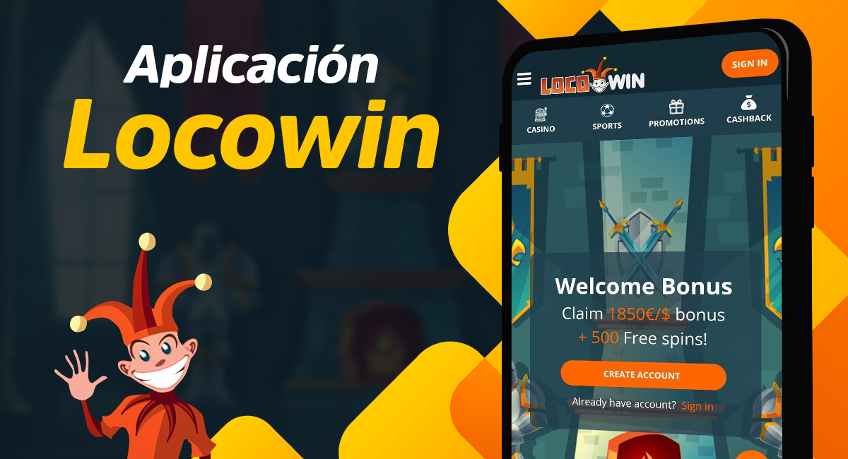 App móvil de Locowin para casino online y apuestas deportivas