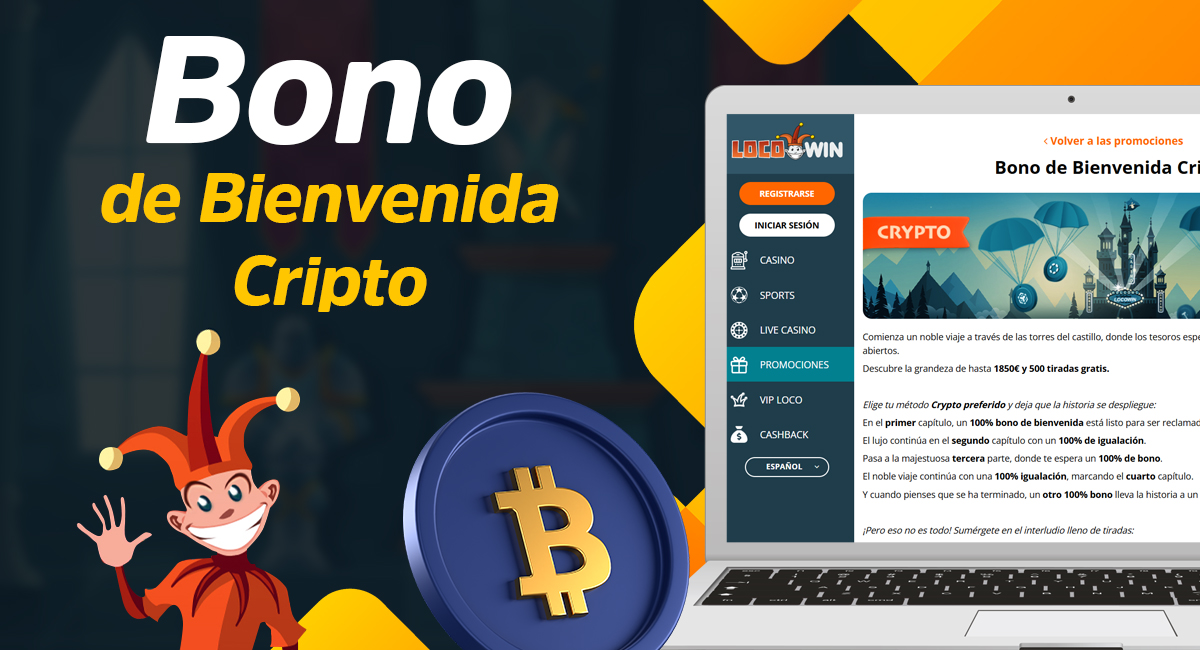 Bono de Bienvenida Cripto na Locowin Espanha